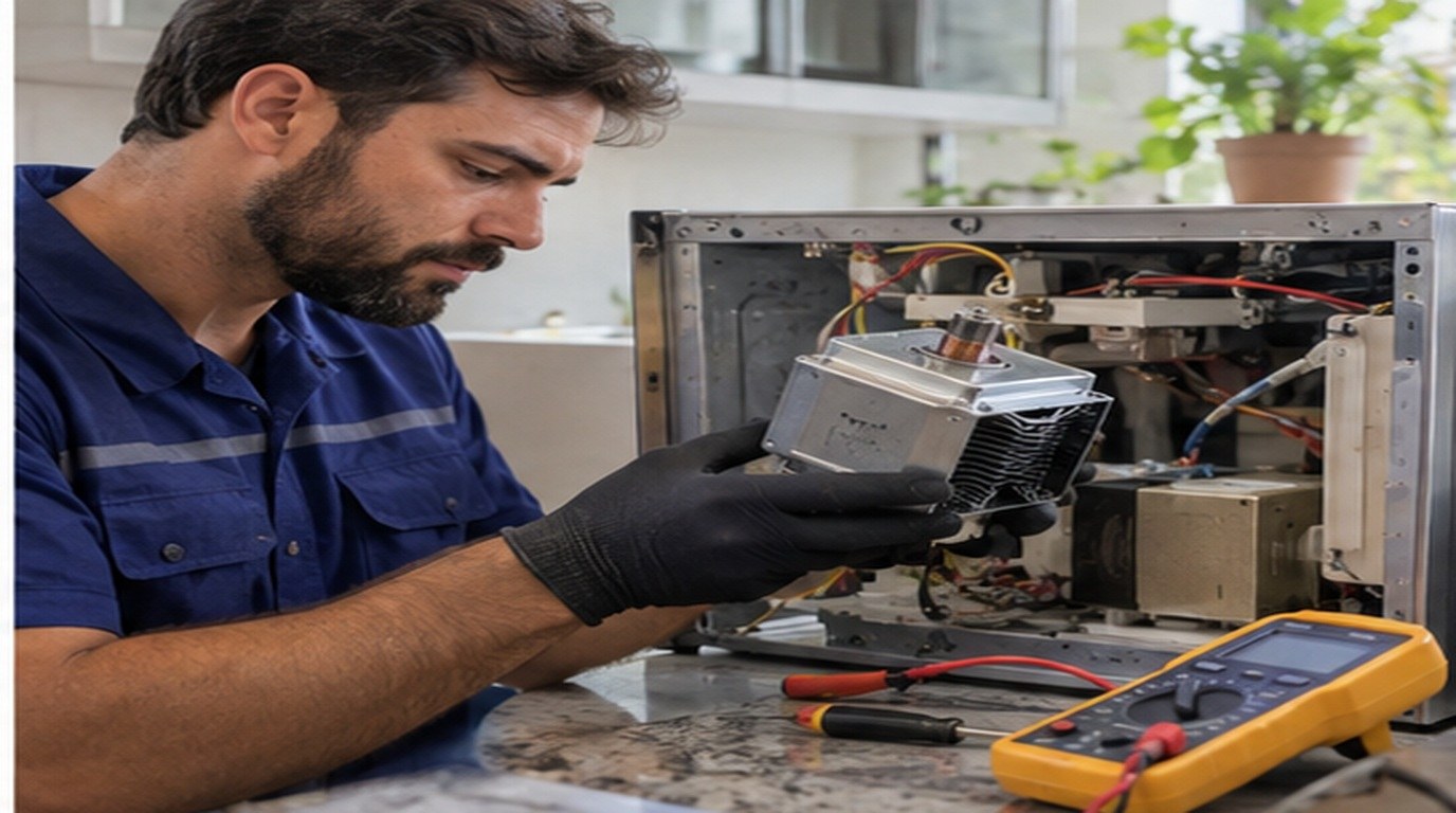 Conserto de micro-ondas em Caxias do Sul‑RS: troca do magnetron
