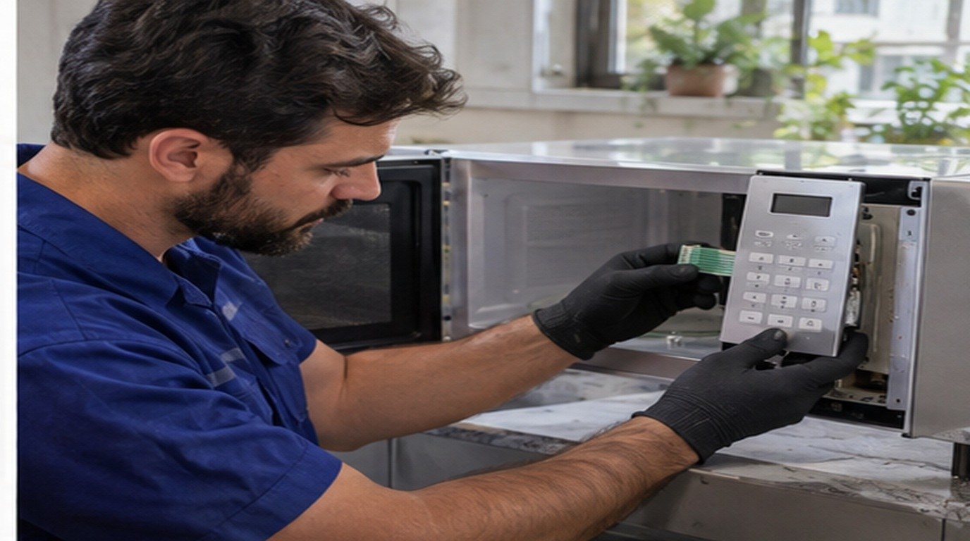 Conserto de micro-ondas em Caxias do Sul‑RS: troca da membrana e do painel
